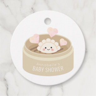 Little Potsticker Baby Shower Danke für die Tags Geschenkanhänger
