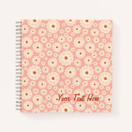 Little Powder Pink Blume Notizbuch