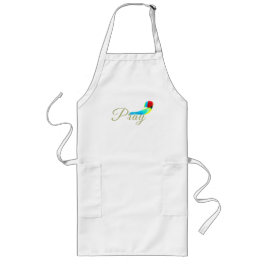 Little Prayer Bird Lange Schürze