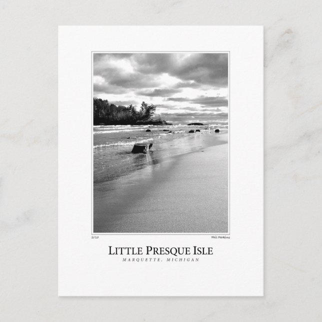 Little Presque Isle Postkarte (Vorderseite)