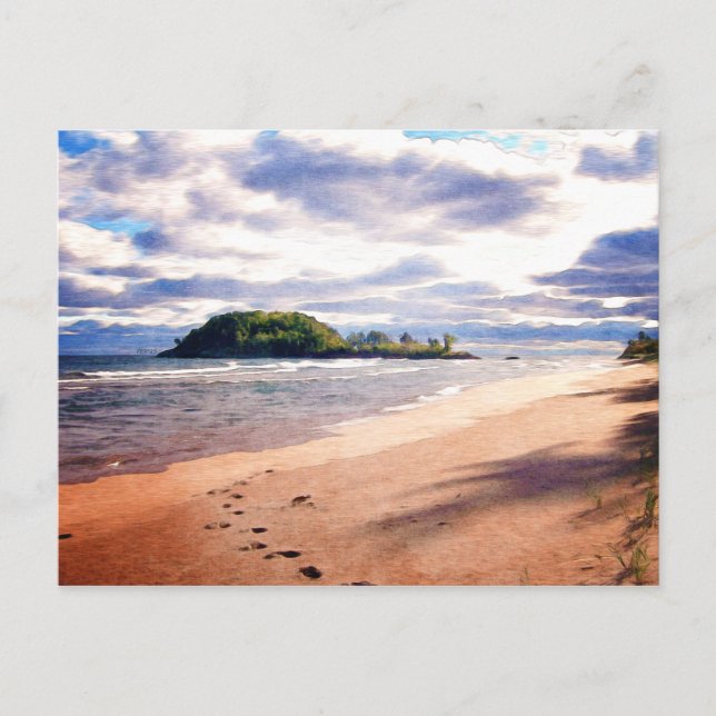 Little Presque Isle Postkarte (Vorderseite)