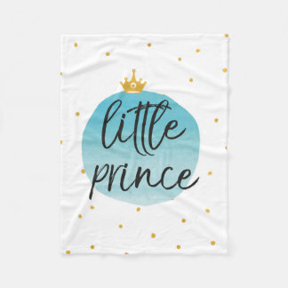 Little Prince Baby Blanket Baby Duschgeschenk  Fleecedecke