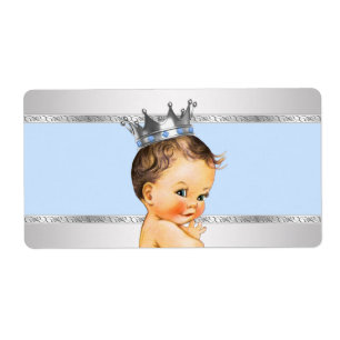 Little Prince Baby Dusche Wasser Flasche Etikett