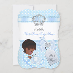 Little Prince Baby Shower Niedlich Boy Spot A Einladung