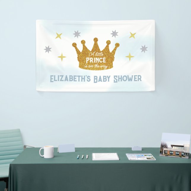 Little Prince Boy Baby Shower Banner (Messeveranstaltung)