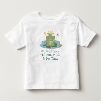 Little Prince Frog 2. Geburtstag Tee Shirt
