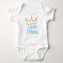 Little Prince Gold Crown Baby Strampler