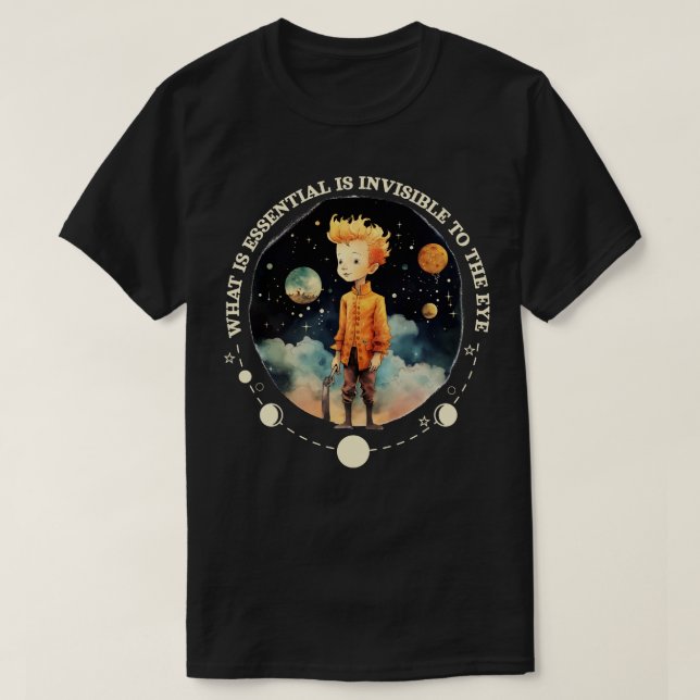 Little Prince Le Petit Prince Childrens Bücher 1 T-Shirt (Design vorne)