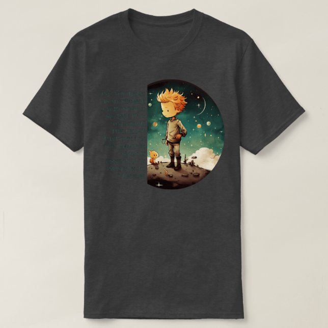 Little Prince Le Petit Prince Kinderbücher T-Shirt (Design vorne)