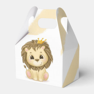 Little Prince Lion Boy Baby Dusche Geschenkschachtel