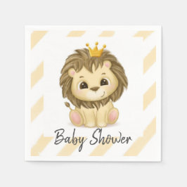 Little Prince Lion Boy Baby Dusche Serviette