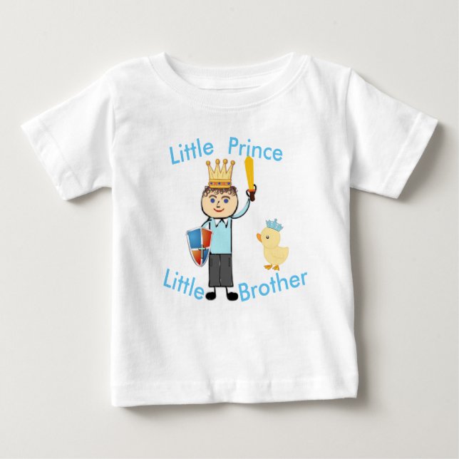 Little Prince Little Brother Baby T-shirt (Vorderseite)