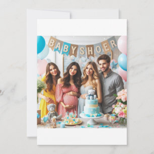 Little Prince on Way: Baby Shower Celebration" Einladung