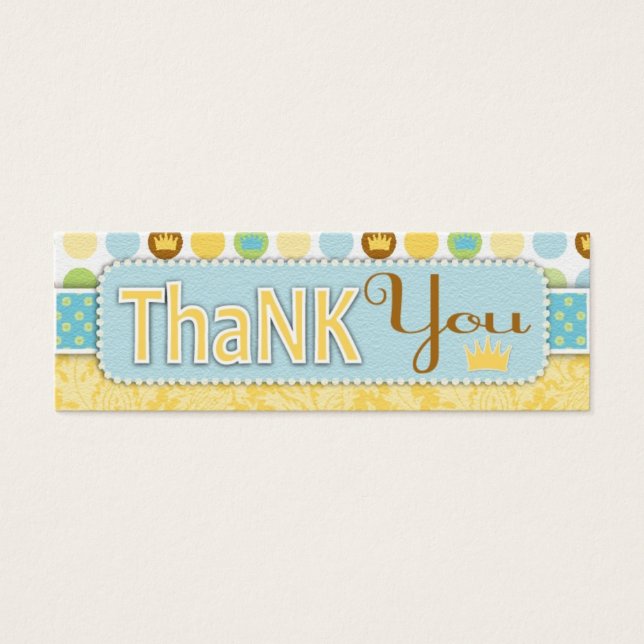 Little Prince TY Skinny Gift Tag (Vorderseite)