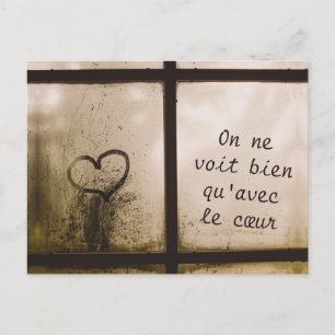 Little Prince Zitat Postkarte