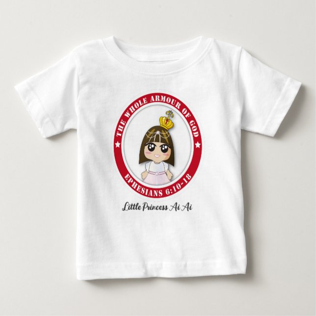 Little Princess Ai Ai Baby Fine Jersey T - Shirt (Vorderseite)