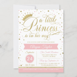 Little Princess Baby Shower Einladung, Imitate Gli Einladung