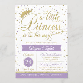 Little Princess Baby Shower Einladung, Imitate Gli Einladung