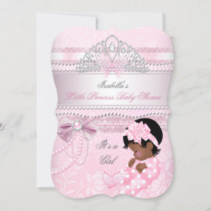 Little Princess Baby Shower Girl Butterfly OM Einladung