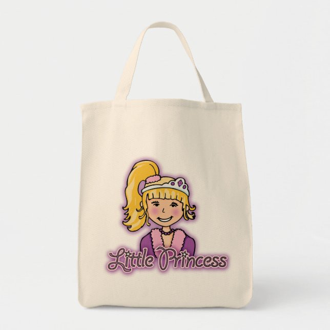 Little Princess blonde hair girl Tragetasche (Vorne)