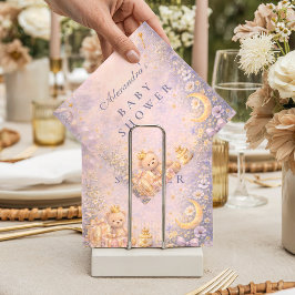 Little Princess Celestial Baby Shower Serviette