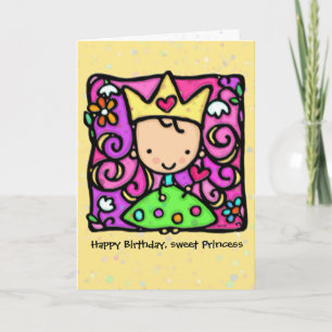 Little Princess Custom Geburtstagkarte Karte