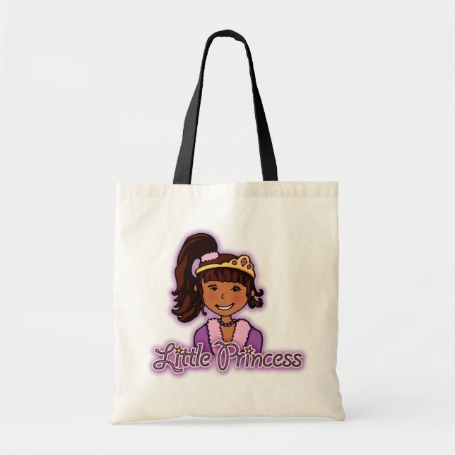 "Little Princess" dunkle Friseur-Tasche Tragetasche (Vorne)