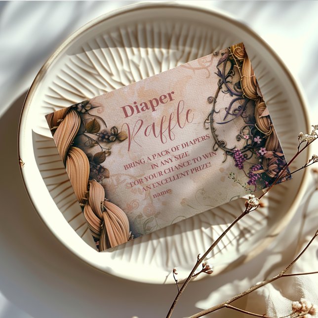 Little Princess Fairytale Diapper Raffle Begleitkarte (Von Creator hochgeladen)