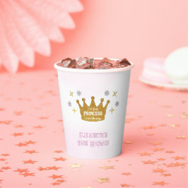 Little Princess Girl Baby Shower Pappbecher