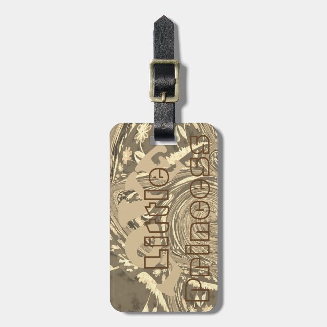 Little Princess Liebe Gepäckanhänger (Vorderseite vertikal)