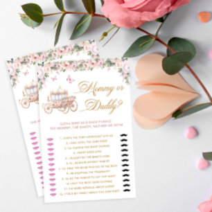 Little Princess Mommy oder Daddy Baby Shower Game