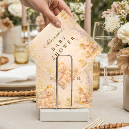 Little Princess Moon Baby Shower Serviette