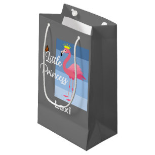Little Princess Pink Flamingo Design - Geschenkbeu Kleine Geschenktüte