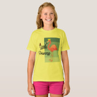 Little Princess Pink Flamingo Design - Girls' Basi