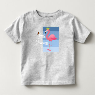 Little Princess Pink Flamingo Design - Kleinkind F T-shirt