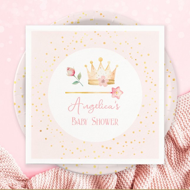 Little Princess Pink Royal Baby Dusche Serviette (Von Creator hochgeladen)
