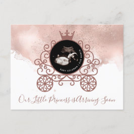 Little Princess Sonogram Pregnancy Ankündigung
