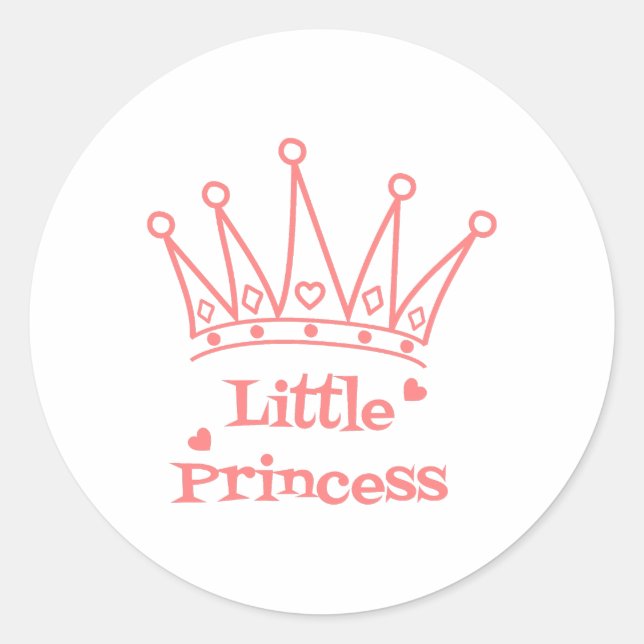 Little Princess Sticker - Eine königliche Touch (Vorderseite)