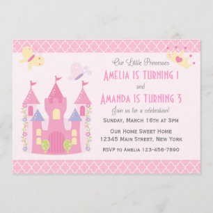 Little Princesses Birthday Party Invitation (Pink) Einladung
