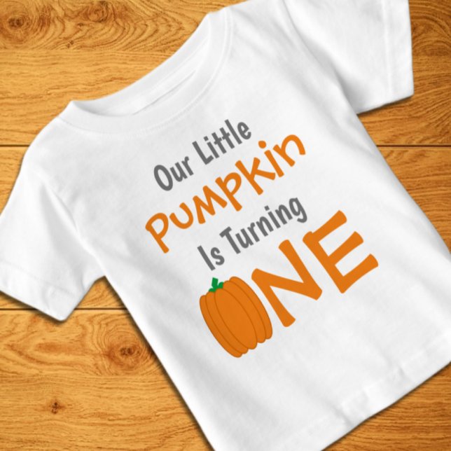 Little Pumpkin 1. Geburtstag Baby T - Shirt (Von Creator hochgeladen)