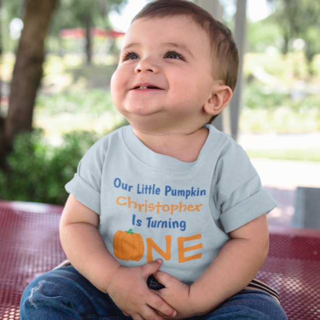 Little Pumpkin 1. Geburtstag Baby T - Shirt (Von Creator hochgeladen)