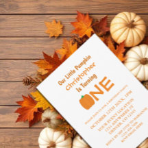 Little Pumpkin 1. Geburtstag