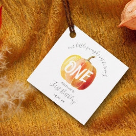 Little Pumpkin 1. Geburtstag Geschenkanhänger