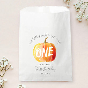Little Pumpkin 1. Geburtstag Geschenktütchen