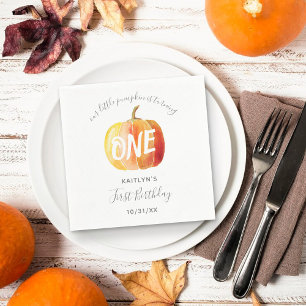 Little Pumpkin 1. Geburtstag Serviette