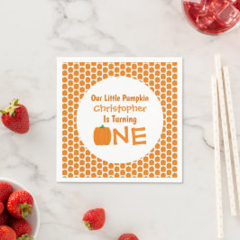 Little Pumpkin 1. Geburtstag Serviette