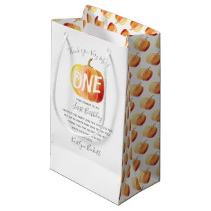 Little Pumpkin 1. Geburtstag Vielen Dank Kleine Geschenktüte