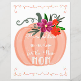 Little Pumpkin Address a Envelope