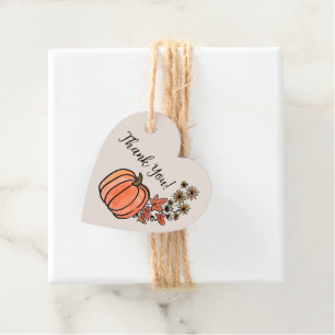 Little Pumpkin Autumn Harvest Fall Baby Shower Geschenkanhänger