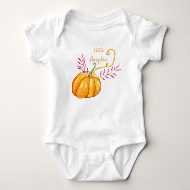 Little Pumpkin Baby Bodysuit Baby Strampler (Vorderseite)